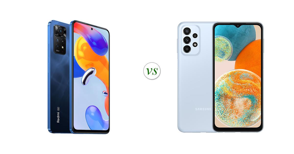 samsung a23 vs xiaomi redmi note 11