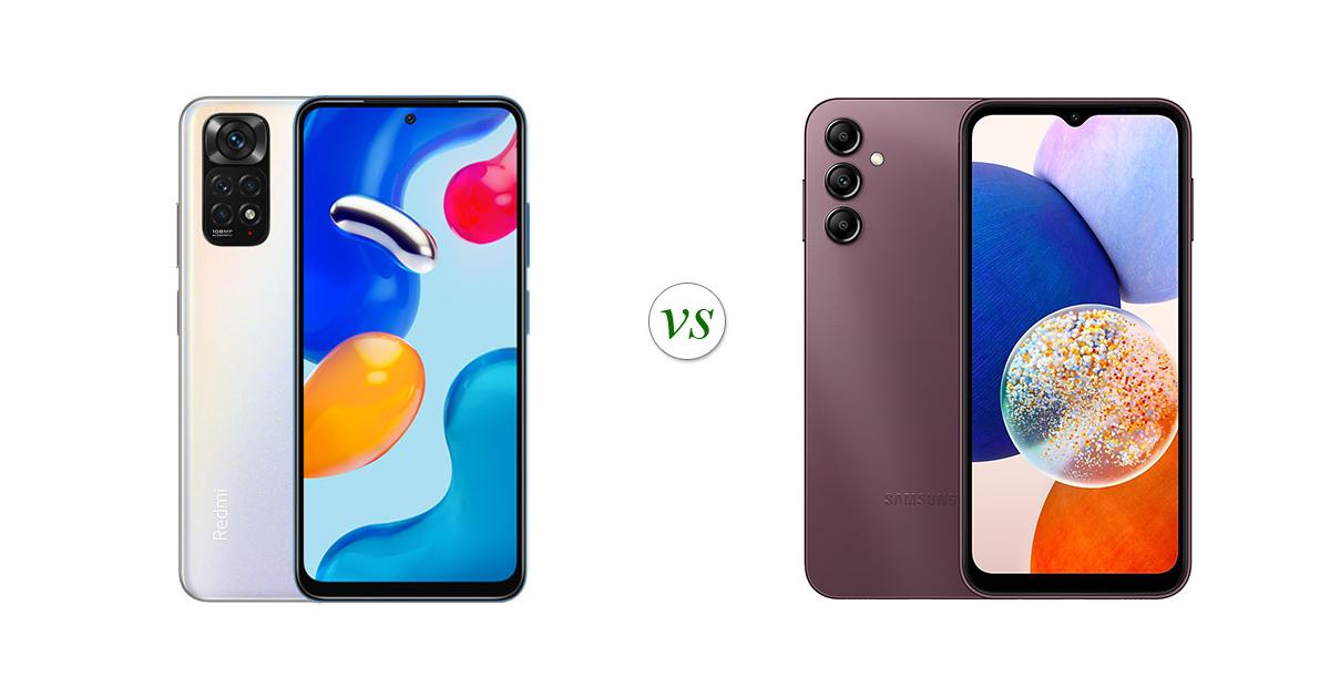 samsung galaxy a14 vs iphone 11 specs