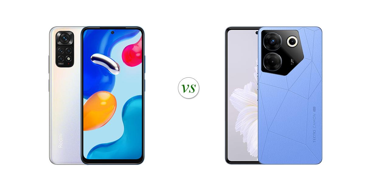 Xiaomi Redmi Note 11s vs TECNO CAMON 20 Pro 5G: Side by Side Specs ...