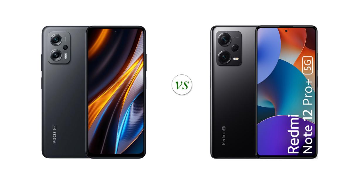 poco x4 gt vs redmi note 12
