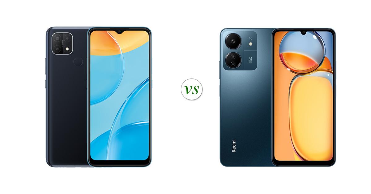 OPPO A15 vs Xiaomi Redmi 13C Side by Side Specs Comparison