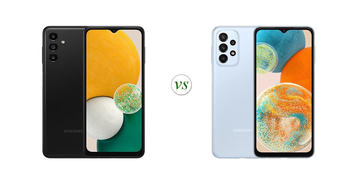samsung galaxy a23 vs iphone 13
