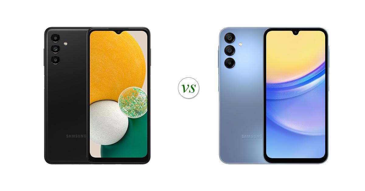 Samsung Galaxy A13 5G vs Samsung Galaxy A15 5G Side by Side Specs