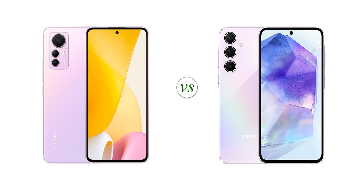 xiaomi 12 lite vs samsung a55 5g