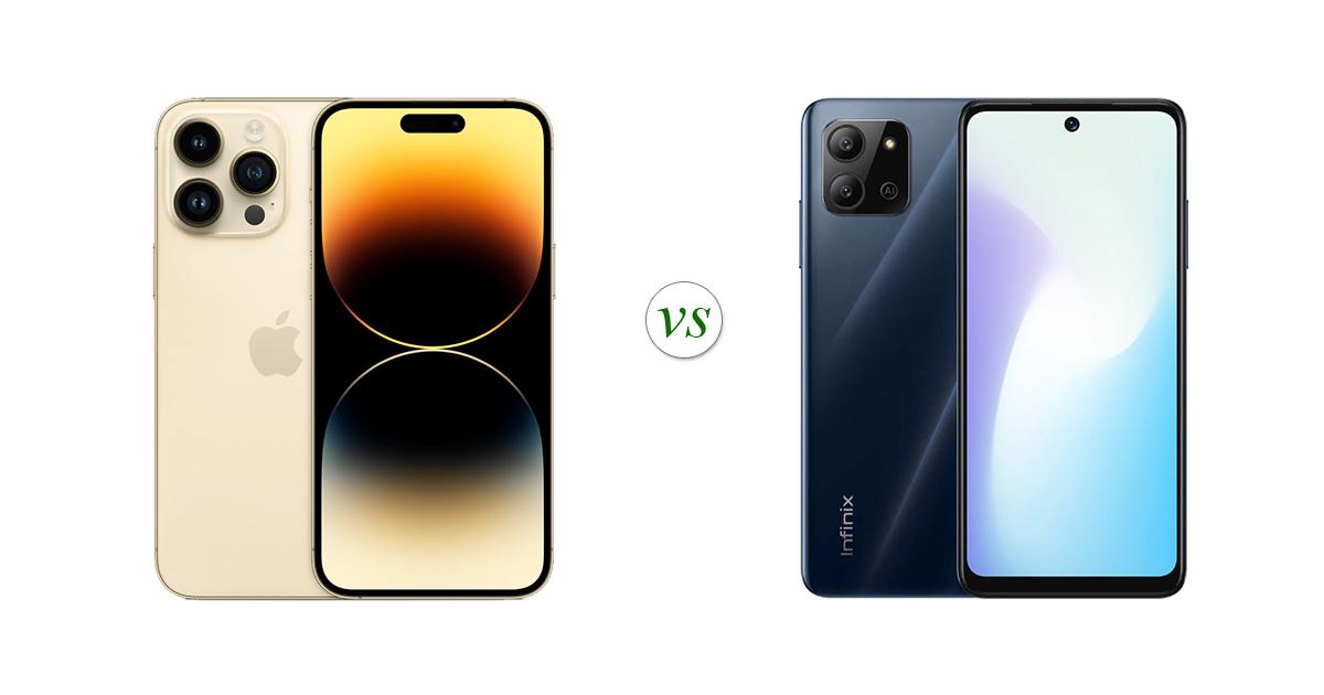 Apple iPhone 14 Pro Max vs Infinix Hot 11 2022 Side by Side Specs