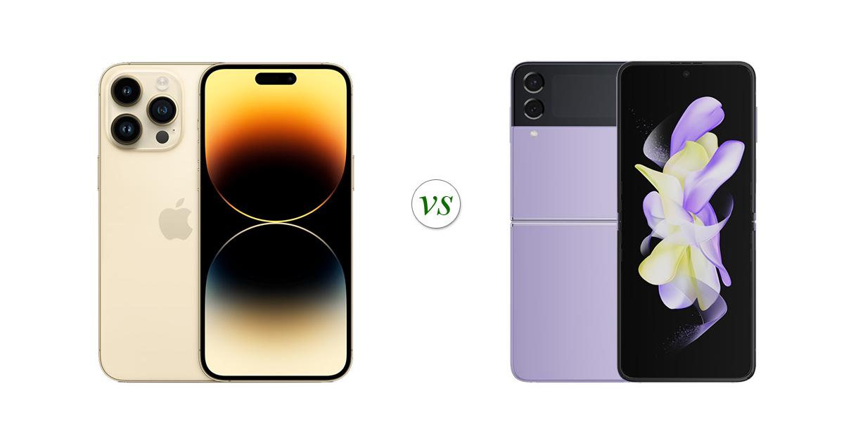iphone 14 pro max vs galaxy flip 6
