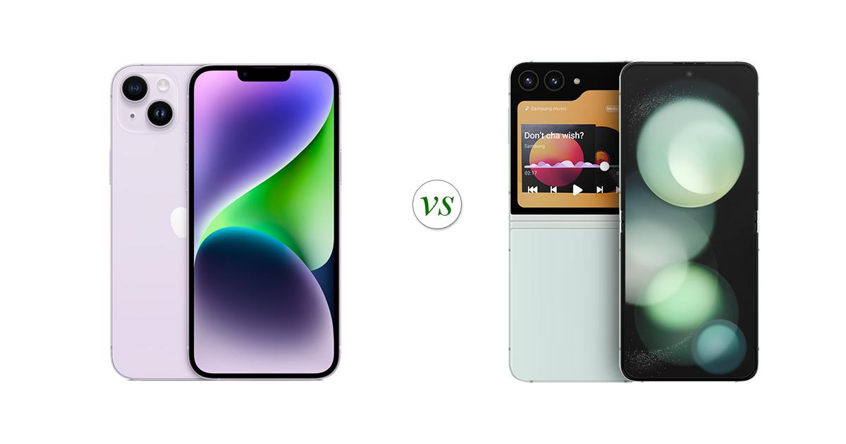 samsung flip 6 vs iphone 14 plus