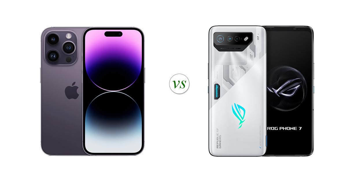 rog phone 7 vs apple iphone 14 pro max specs
