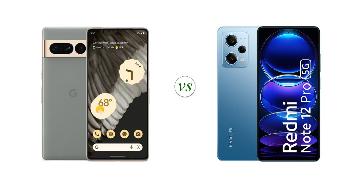 redmi note 12 pro vs google pixel 6a