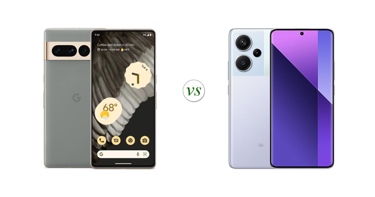 google pixel 7a vs xiaomi redmi note 13 pro plus