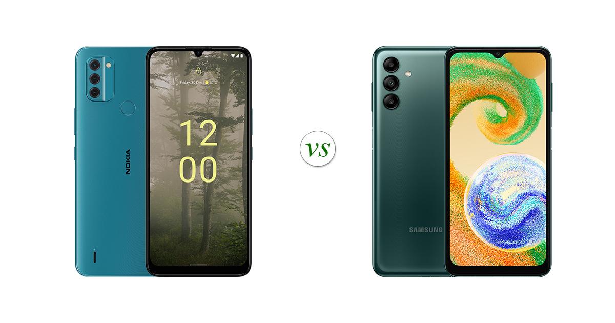 nokia c31 vs samsung a04