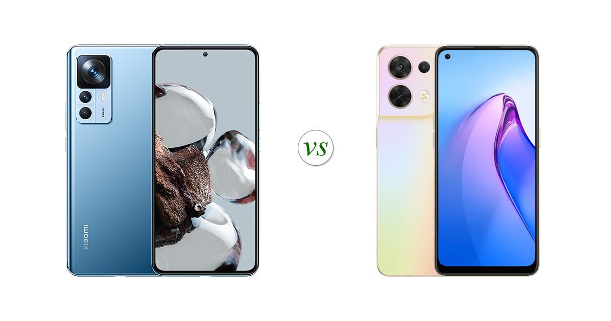 oppo reno 8 vs xiaomi 12