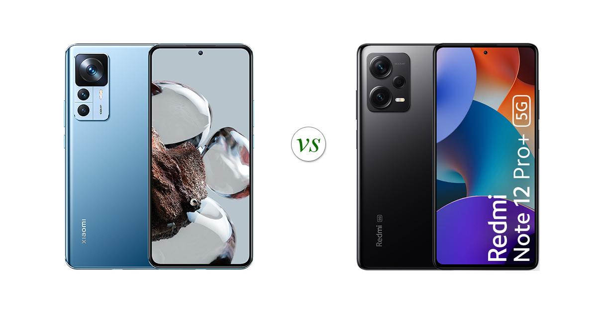 redmi note 12 pro 5g vs xiaomi 12t