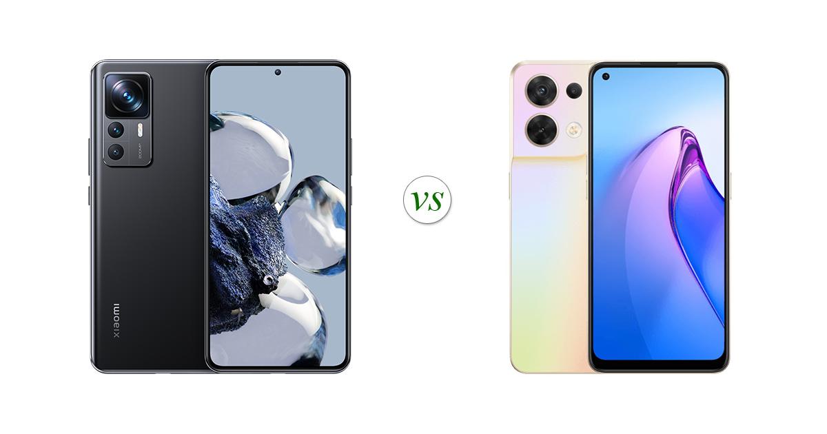 oppo reno 6 pro vs xiaomi 12t