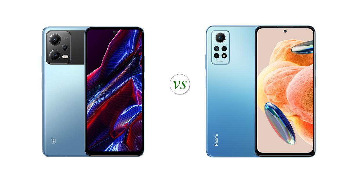 poco x5 pro 5g compare redmi note 12 pro