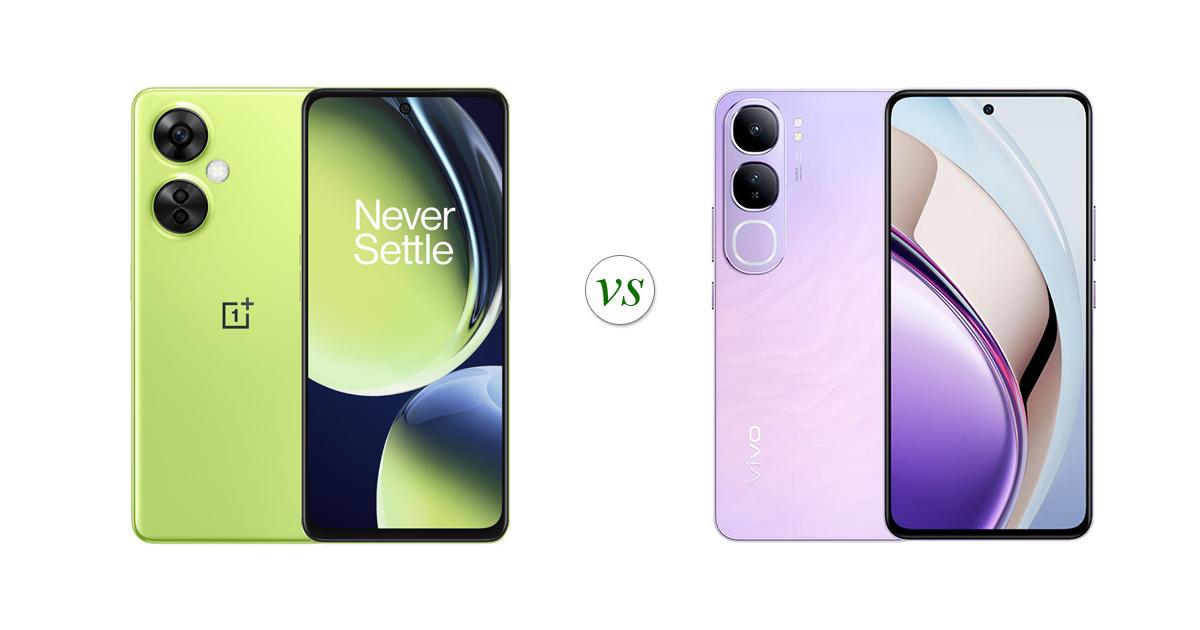OnePlus Nord CE 3 Lite 5G vs vivo V40 Lite Side by Side Specs Comparison