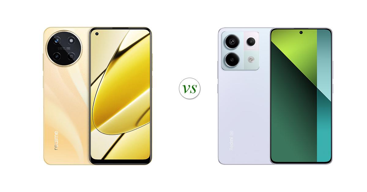 xiaomi redmi note 13 5g vs realme 11 5g