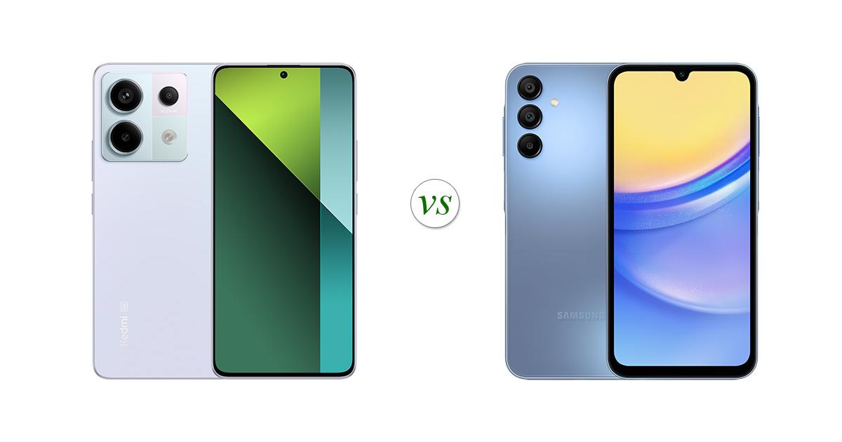redmi note 13 pro vs samsung a15 comparison
