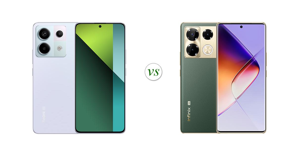 Redmi Note 13 Pro 5G vs Infinix NOTE 40 Pro+ 5G: Side by Side Specs ...