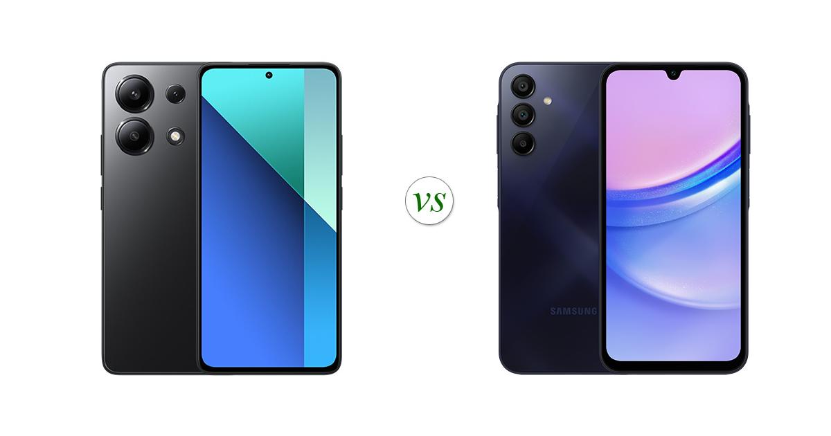 samsung a15 vs redmi note 13 which is better