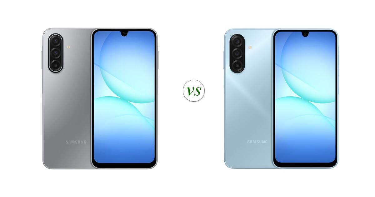 SAMSUNG Galaxy A17 5G vs Samsung Galaxy A17 LTE: Side by Side Specs