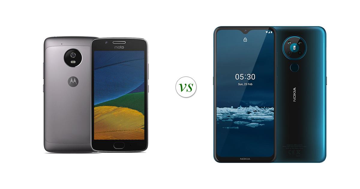 Motorola Moto G5 Plus vs Nokia 5.3 Side by Side Specs
