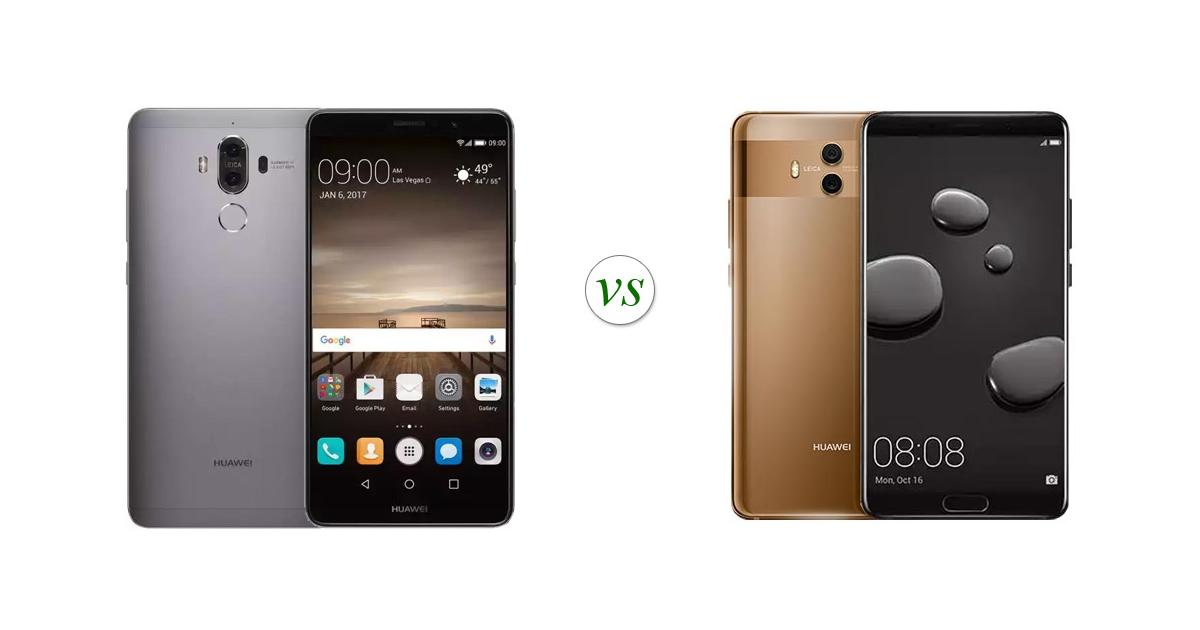 Hick kaart parlement Huawei Mate 9 vs Huawei Mate 10: Side by Side Specs Comparison