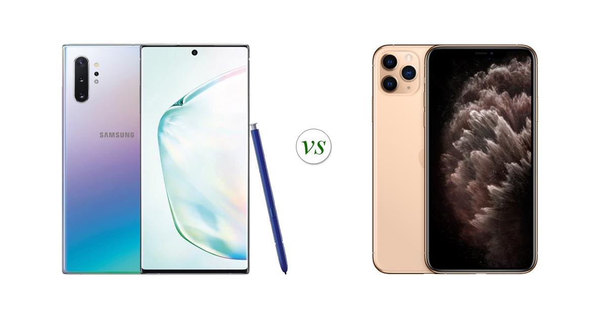 Samsung Galaxy Note 10+ vs Apple iPhone 11 Pro Max: Side ...