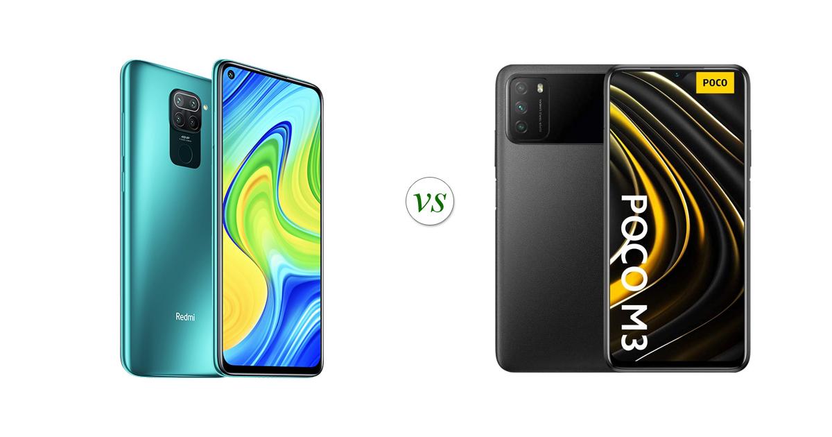 Xiaomi Redmi Note 9 vs POCO M3: Side by Side Specs Comparison