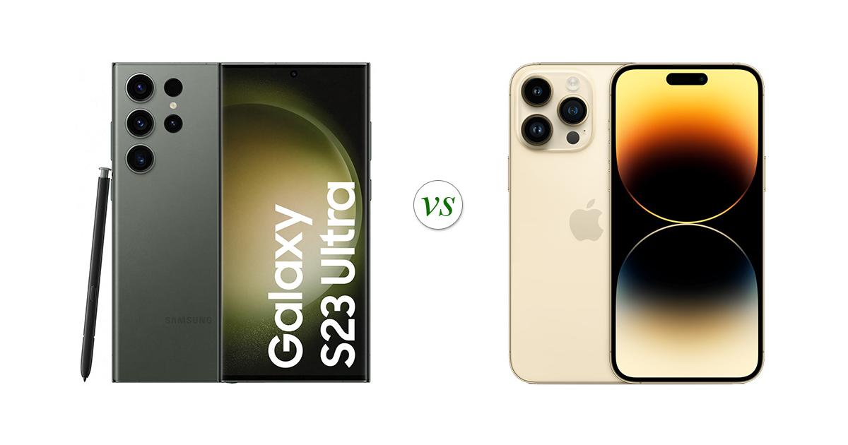 Galaxy S23 Ultra vs iPhone 14 Pro Max: compare as versões - TecMundo