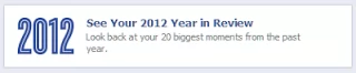 Facebook Introduces Year In Review 2012