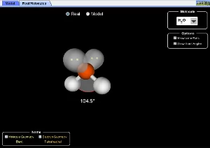 Molecular Geometry 3D Interactive Simulation