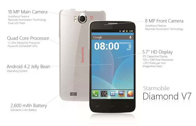 Starmobile Diamond V7, Best Local Phablet in the Philippines – Specs, Features and Price
