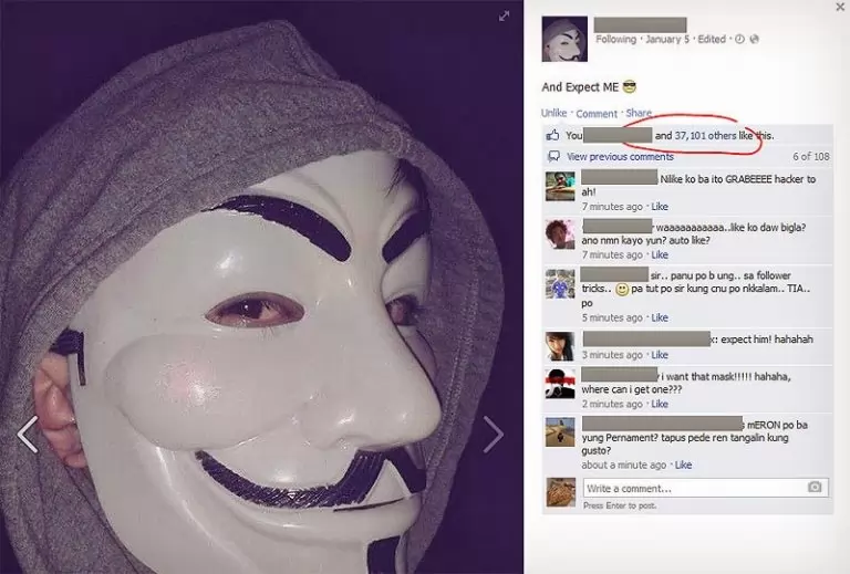 Pinoy Behind Facebook Music Theme Malware