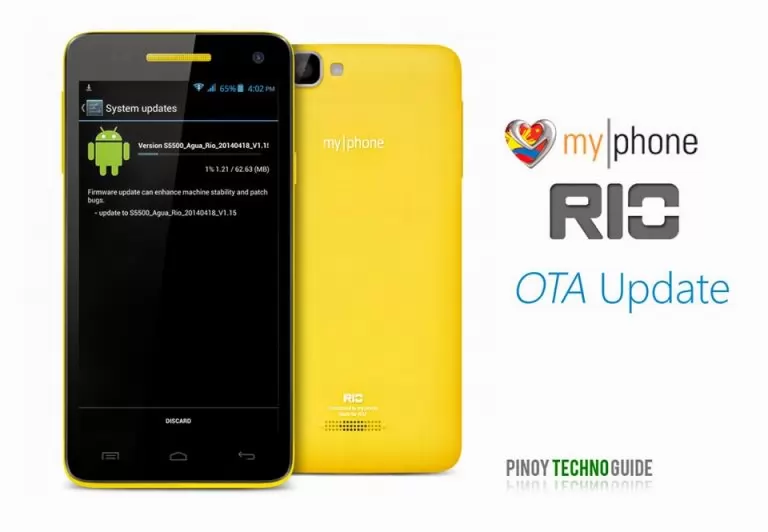 MyPhone Issues Over-the-Air Update for MyPhone RIO