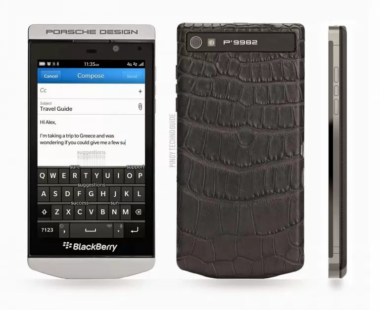Porsche Design Unveils P’9982 Luxury Smartphone for ₱99,990 from Blackberry