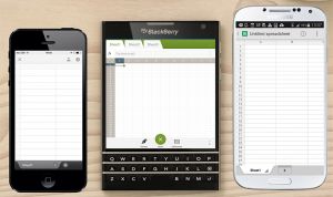 Blackberry-Passport-vs-iPhone-vs-Samsung