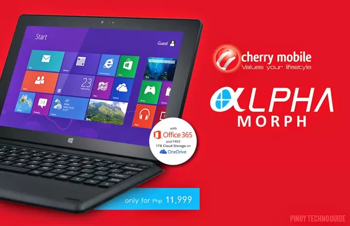 Cherry Mobile Alpha Morph Windows 8.1 PC and Tablet in One for ₱11,999 – Full Specs and Features