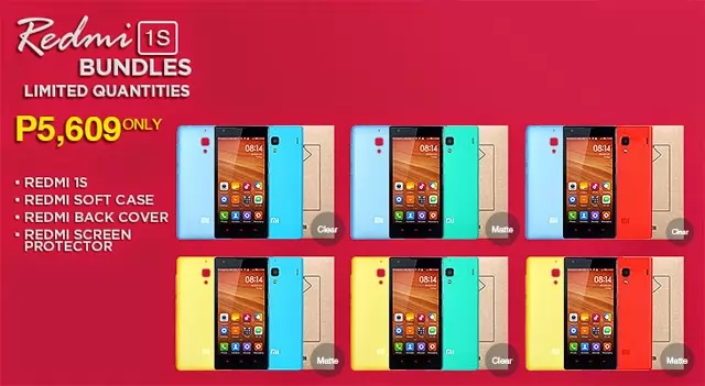 Xiaomi Bundles Redmi 1S Soft Case, Back Cover and Screen Protector for ₱10 Only