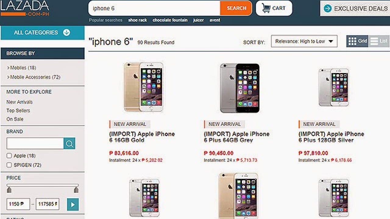 Apple Iphone 6 And 6 Plus Now Available On Lazada Philippines For 64 3 Pinoy Techno Guide