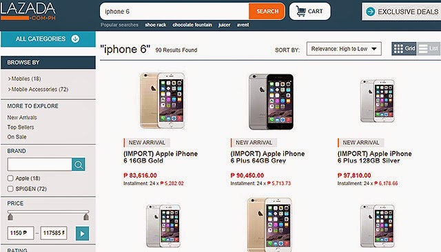 Apple iPhone 6 and 6 Plus Now Available on Lazada Philippines for