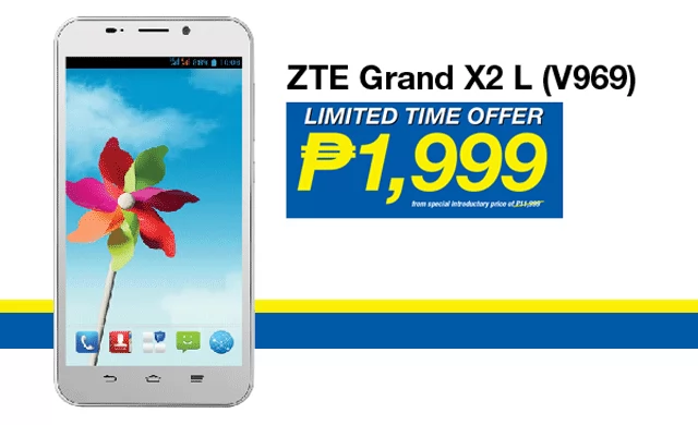 ZTE Offers a 5.5-Inch Quad Core Smartphone for ₱1,999 Only