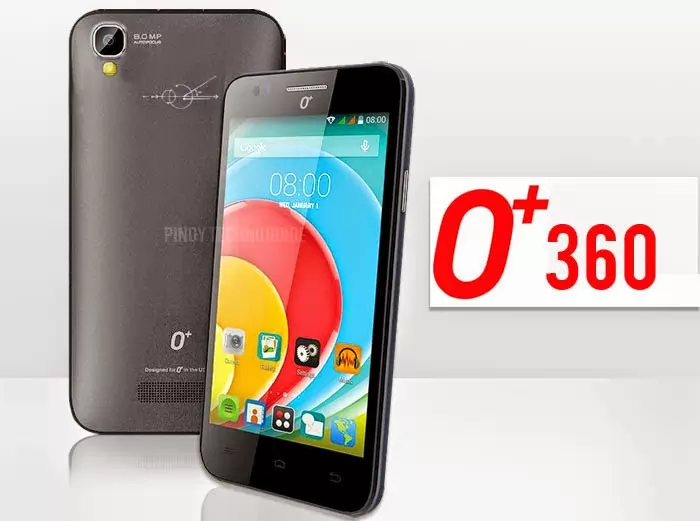 O+ 360 Full Specs, Price and Features – 5-Inch Quad Core Smartphone with Rear Touch Panel