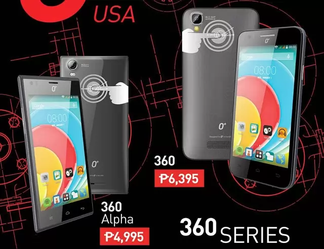 O+ USA Introduces 360 Series Smartphones with Touch Panel at the Back