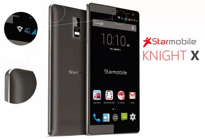 Starmobile Knight X ‘2.0GHz Octa Core Smartphone with 4G LTE’ Full Specs, Price and Features