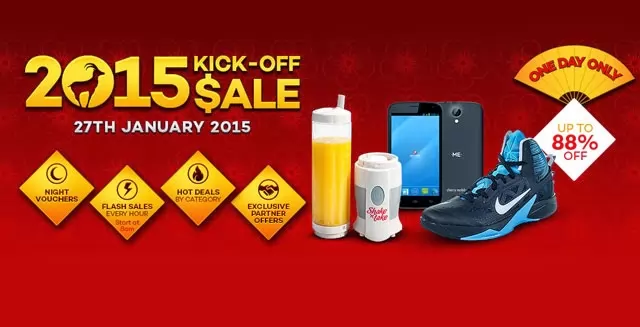 Lazada Philippines Promises Up to 88% Off On Selected Items During its Chinese New Year 2015 Kick-Off Sale on January 27