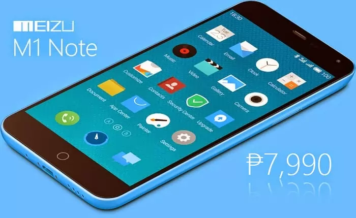 Meizu M1 Note Officially Priced ₱7,990 in the Philippines