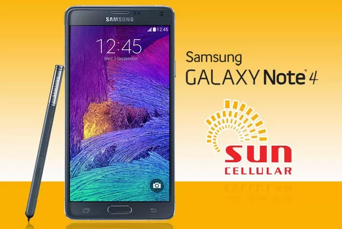 Samsung Galaxy Note 4 Now Available at Sun Cellular Plan 999