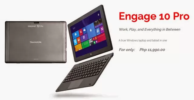 Starmobile Engage 10 Pro Announced – Windows 8.1 Laptop and Tablet in One