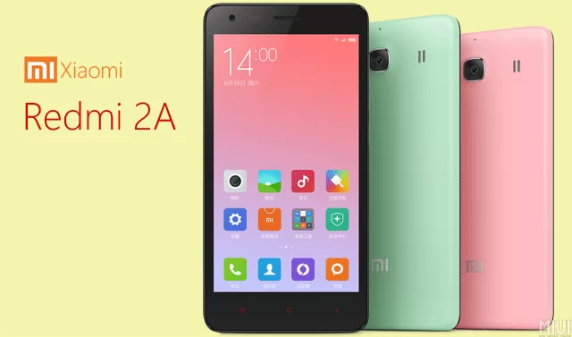 Xiaomi Redmi 2A Launched with 1.5GHz Quad Core Processor for $96 (~₱4,300)